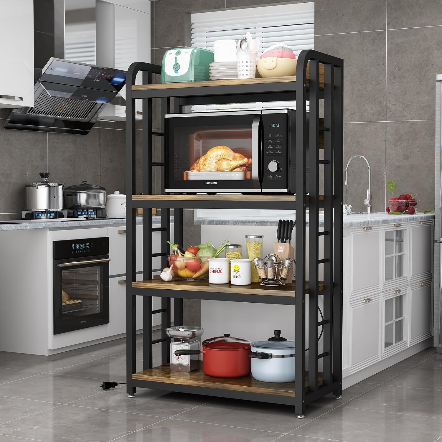 Étagère de cuisine à 4 niveaux - Kitchen Appliances Countertop avis et prix