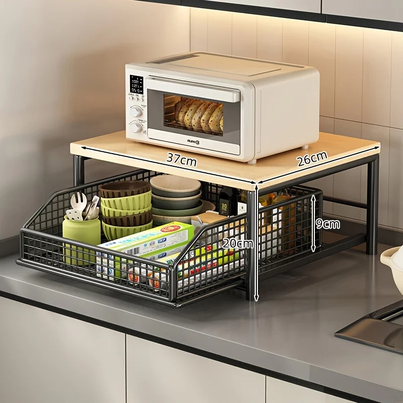 Étagère moderne pour micro-ond - Kitchen Appliances Countertop avis et prix