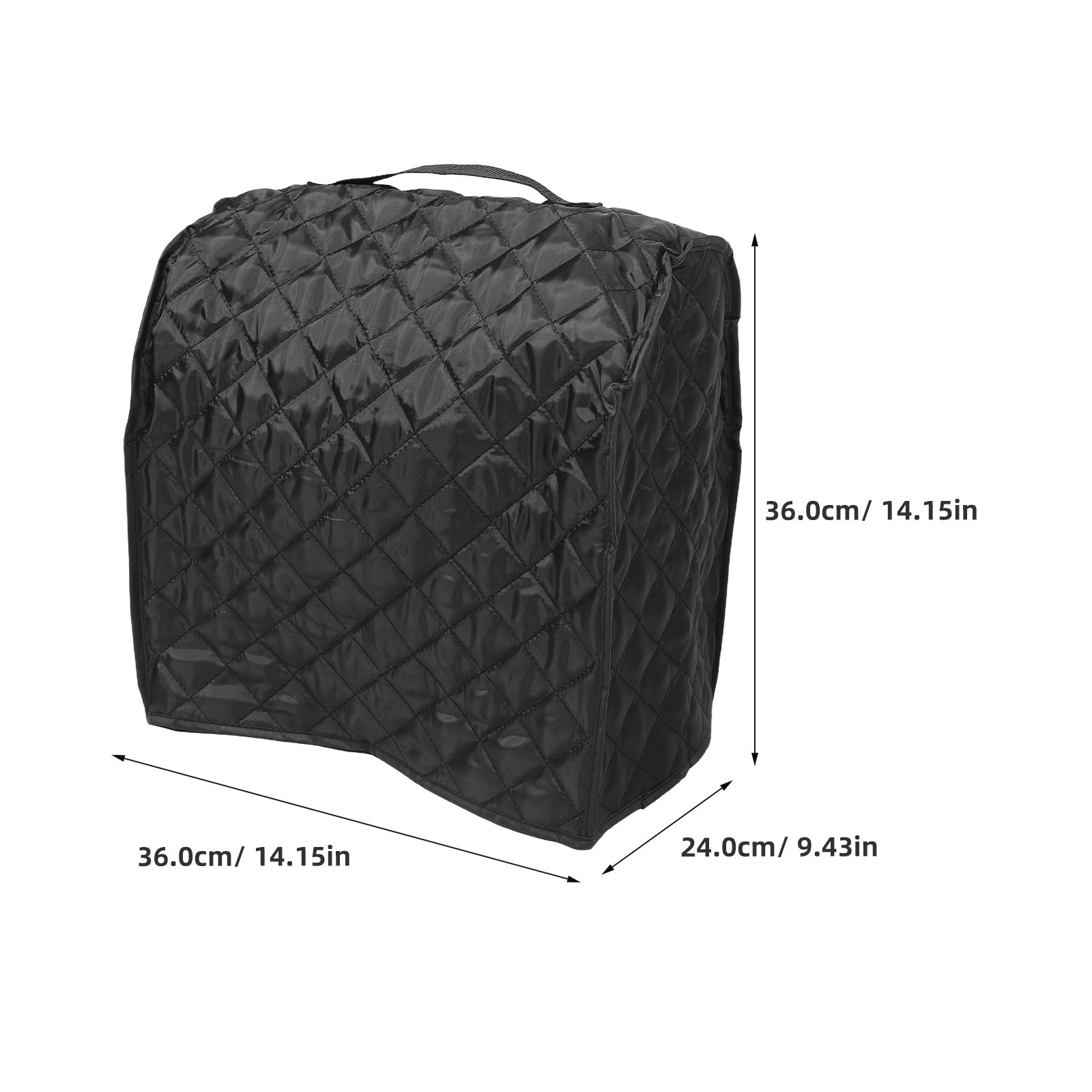 Housse anti-poussière noire po - Kitchen Appliances Countertop avis et prix