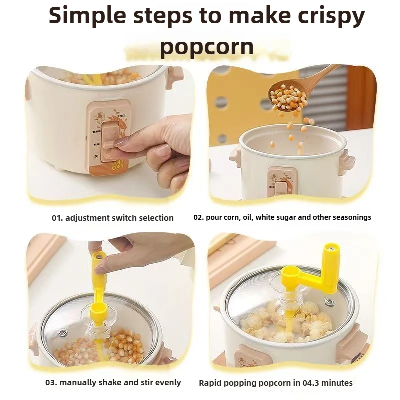 Machine à Popcorn Manuelle DIY - Kitchen Appliances For Gift avis et prix